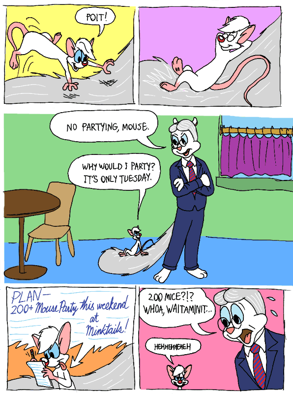 Party at Minktails part 1, page 1