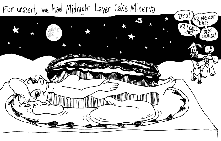 Midnight Layer Cake Minerva.